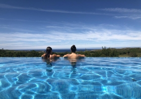 Vista de la casa desde la zona de playa