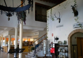 Entrada a vestíbulo de hotel