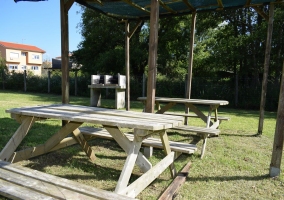 Juegos infantiles en el jardín