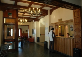 Sala de comedor en residencia