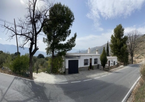 Vista de la casa desde arriba