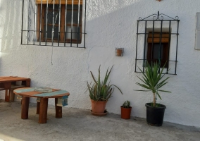 Terraza junto a la casa