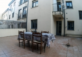 patio de la casa