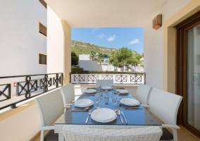 Apartamento con vistas al jardín