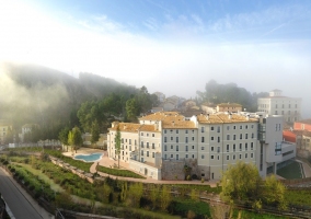 Vista del balneario