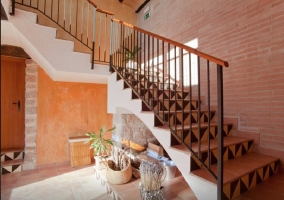 Fachada con tobogán