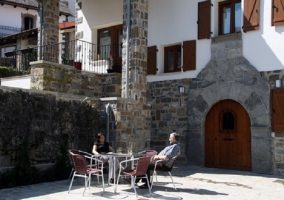 Patio amueblado