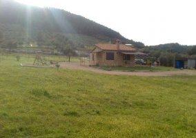 La casa con el parque infantil