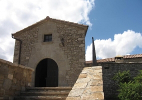 Entrada de la casa rural