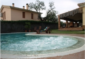 Piscina con chorros