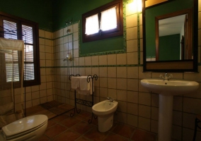 Baño naranja