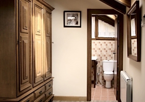Baño de la habitación del ático