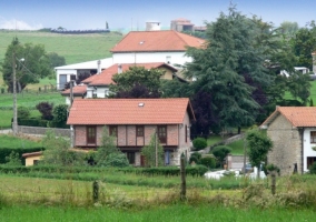 La casa desde la carretera