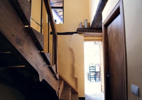 Escaleras de madera