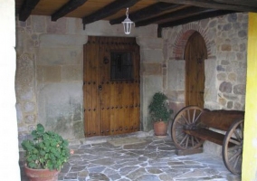 Salón comedor con chimenea