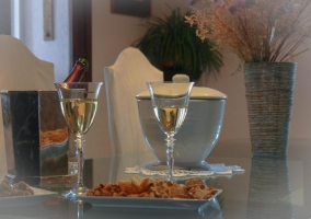 Copas con vino