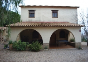 Frontal de la casa rural