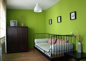 Habitación verde
