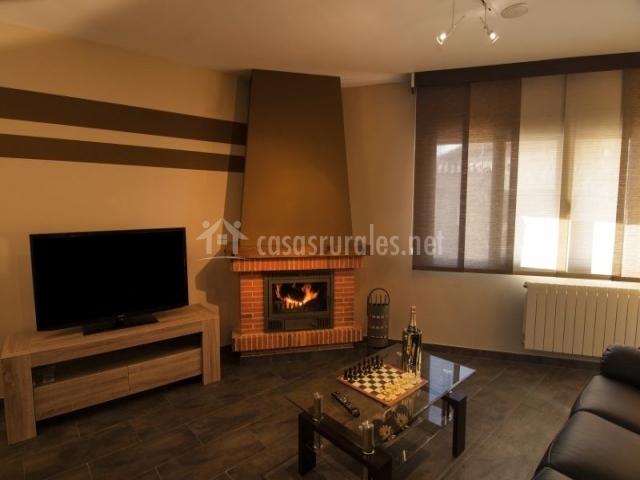 El encanto de la villa en rades de abajo (segovia) En chimenea Esquina diseño