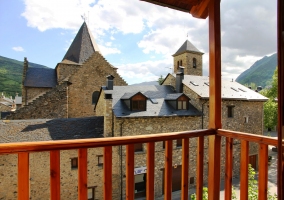 Vistas del pueblo desde el balcón